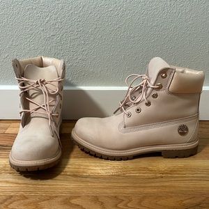 Rose Gold Classic Timberlands